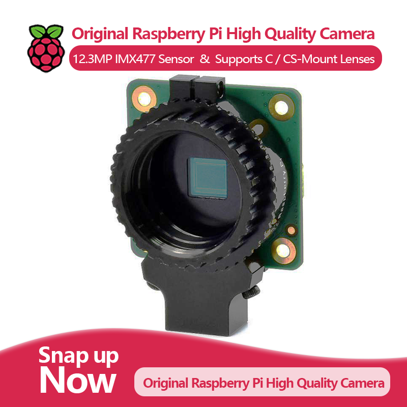 Raspberry Pi Global Shutter Camera Imx296 - Originele Raspberry Pi hoogwaardige camera, 12,3