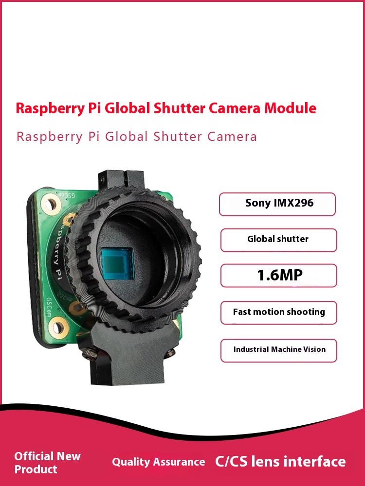 1.6MP Premium Global Shutter C - Raspberry Pi Global Shutter Camera Imx296 recensie en prijs